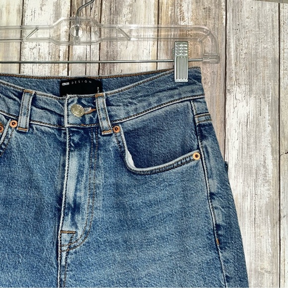 ASOS Straight Ankle Non Stretch Jeans - Picture 3 of 5
